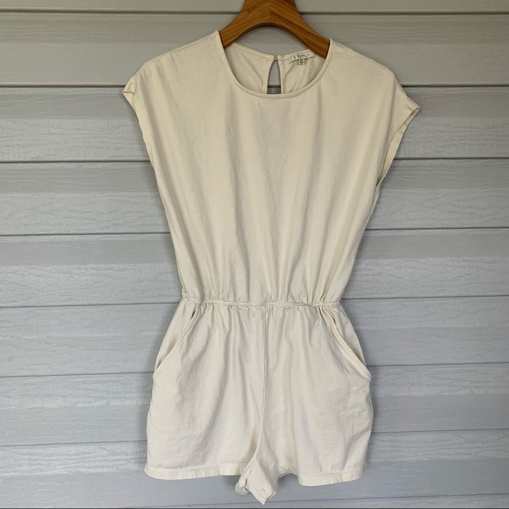 Z Supply Sky Jersey Romper XS